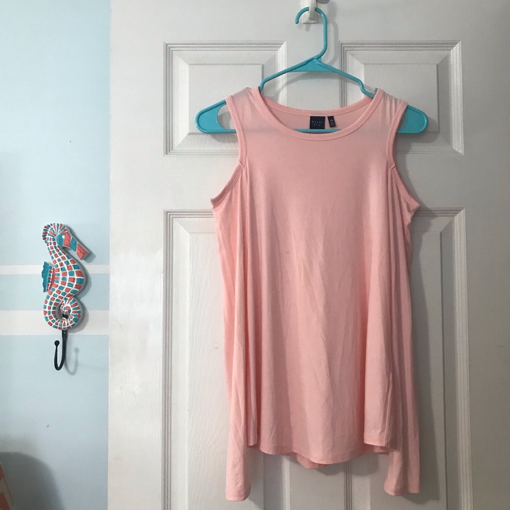 Size X-Small Pink ShoulderCut Women’s Blouse Shirt